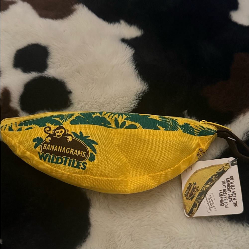 Bananagrams WildTiles Yellow Banana Fanny Pack